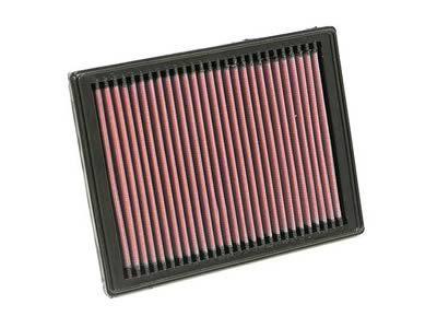 K&n air filter element filtercharger rectangular cotton gauze red mini cooper ea