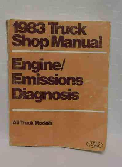 1983 ford truck engine (all models) shop service manual oem book