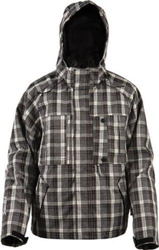 Hmk womens hustler snow jacket plaid xl/x-large