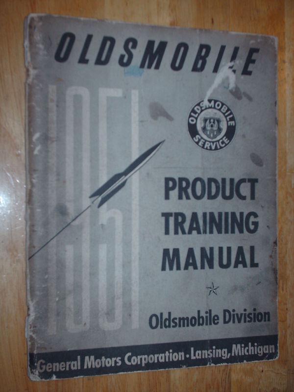 1951 oldsmobile early shop manual orig training book!!