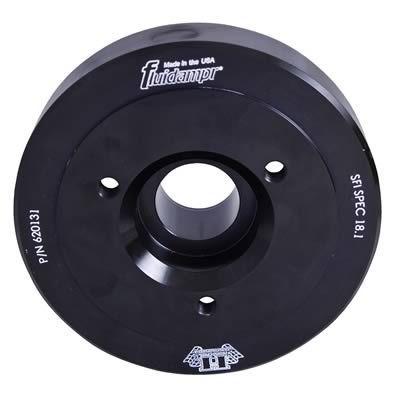 Fluidampr harmonic balancer internal balance steel black chevy small block