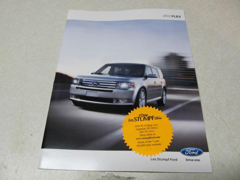 2012 ford flex original sales brochure