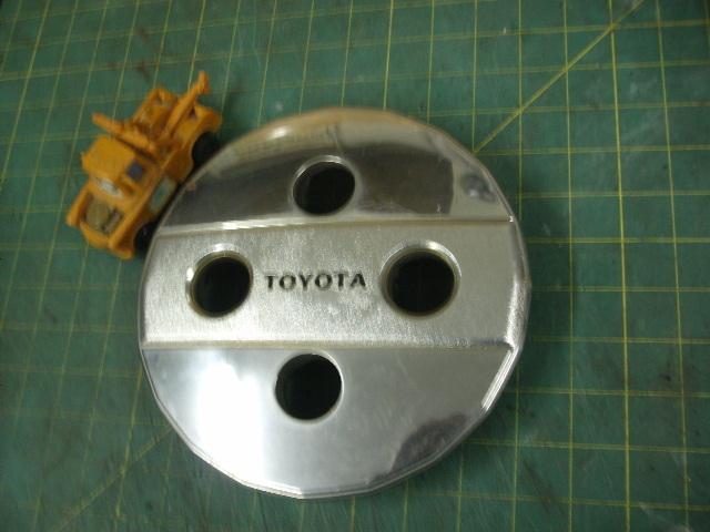  1984-1985-1986 toyota tercel wheel center cap. chrome