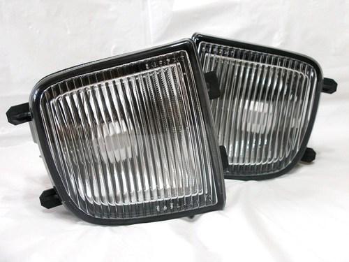 Nissan 99-04 pathfinder glass fog light lamp rl h one pair w/light bulbs new 