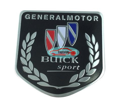 Black metal general motor sport emblem badge sticker for lacrosse regal enclave