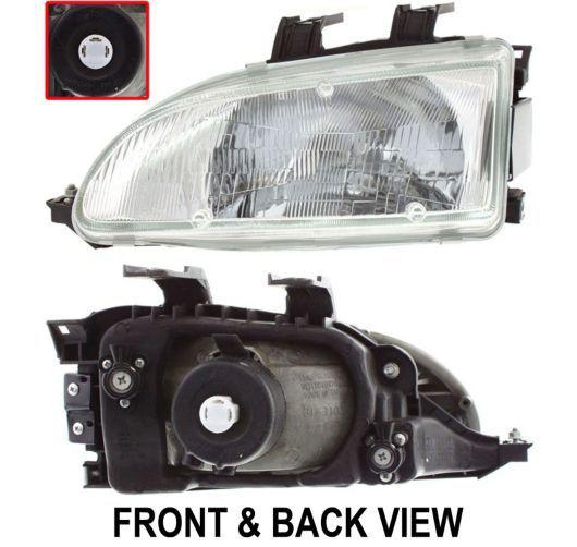 92-95 honda civic headlamp headlight driver side left lh new