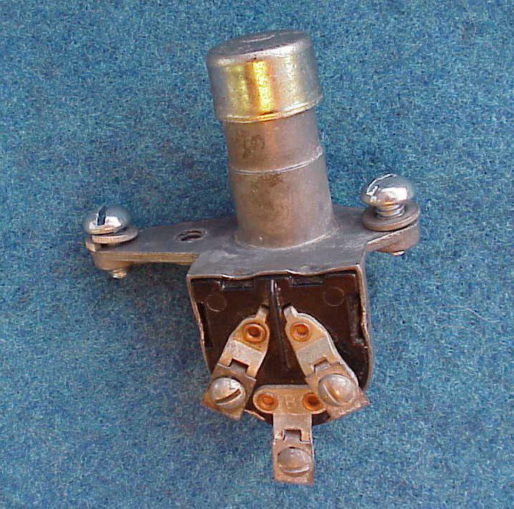 1940s 1950s cushman m/c scooter foot dimmer switch, series 30, 50, & 60 models