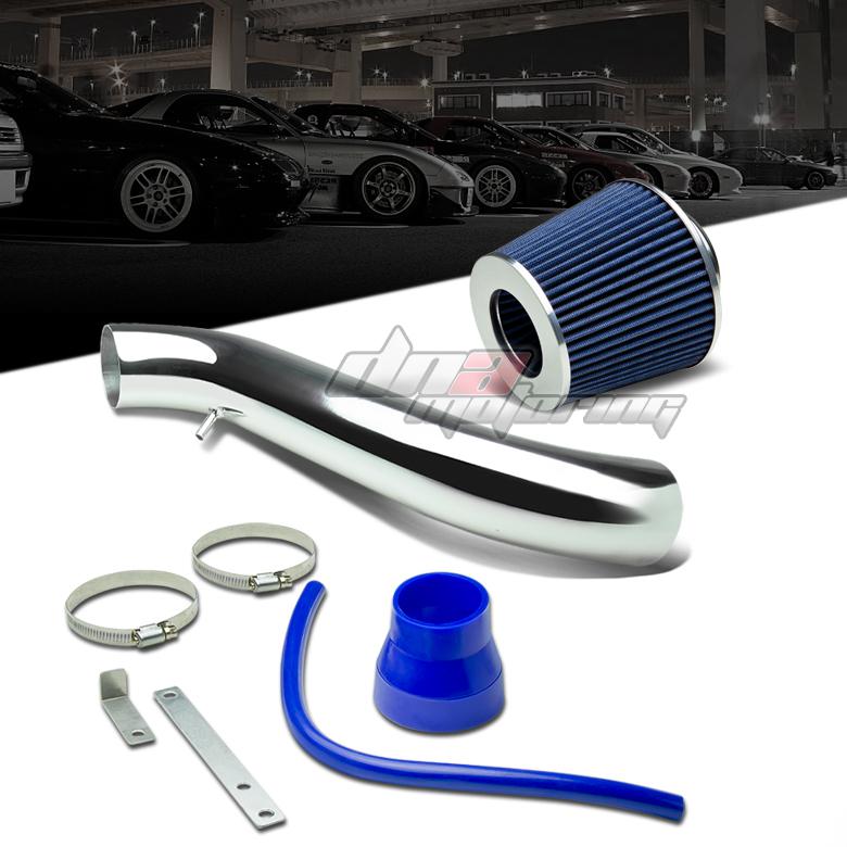 95-99 mit eclipse/talon na short ram racing air intake+blue tapered filter kit