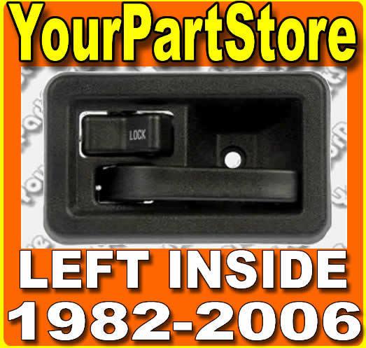 82-06 jeep wrangler yj tj inside interior inner door handle front driver left