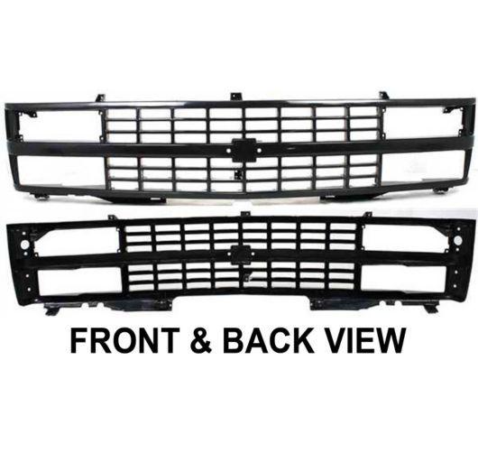 94-99 suburban c1500 k1500 pickup front grille painted flat black 2000 tahoe z71