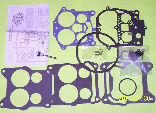 Rochester quadrajet 4 carburetor kit 66 67 68 69 70 buick alcohol resistant pump