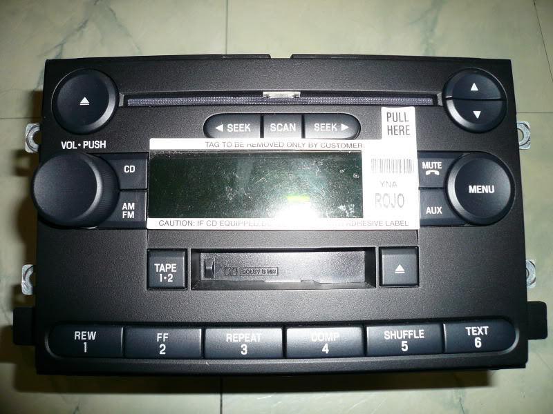 04 05 06 ford oem f150 mustang freestyle fusion cd cassette tape player radio