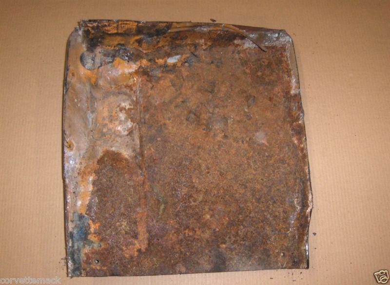 Corvette rear floor pan half rh 76,77,78,79,80,81e rough