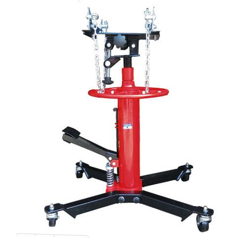 2 stage 1100lbs lift auto hydraulic transmission jack dual 360d swivel wheels 