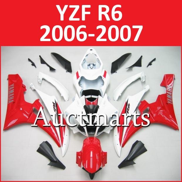 Fit yamaha yzf r6 06 07 yzfr6 2006 2007 600 fairing kit abs bodywork d2 a01