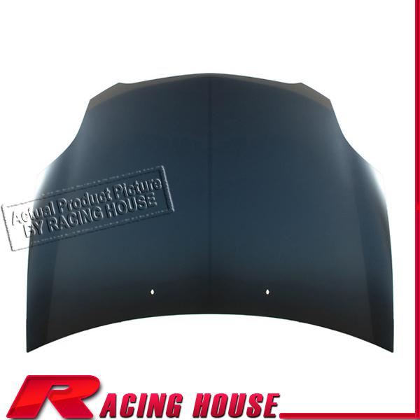 Front primered steel panel hood 2006-2011 mitsubishi eclips black coupe gt-p gs