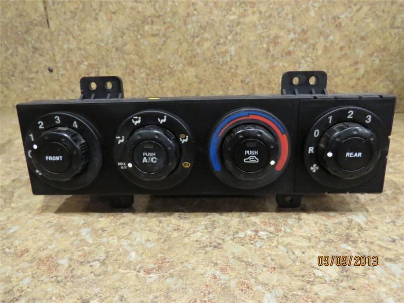 02-05 kia sedona a/c heater temperature climate control 04 03