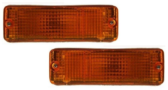 Turn signal light lamp assembly pair set (driver & passenger side, qty 2)