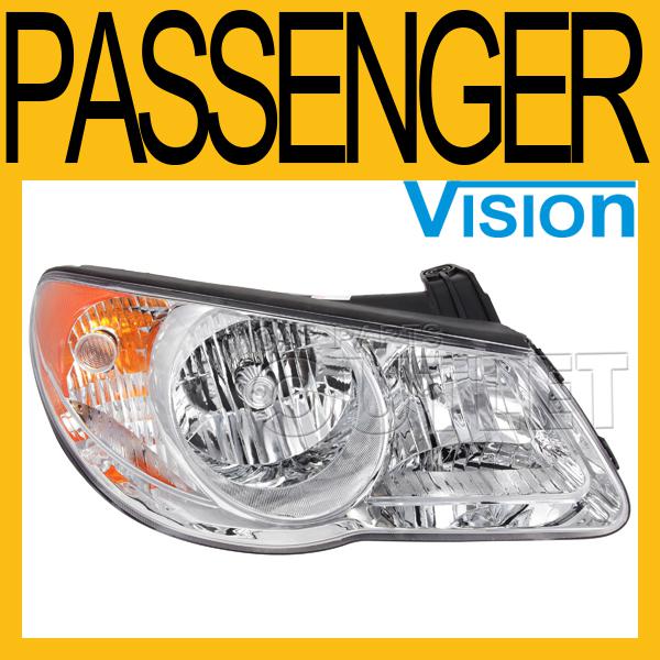 Right head lamp for 07-09 hyundai elantra sedan passenger side headlight assy rh