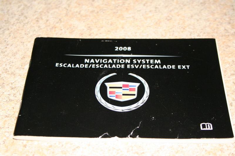 2008 cadillac escalade  navigation 25833162 b  booklet