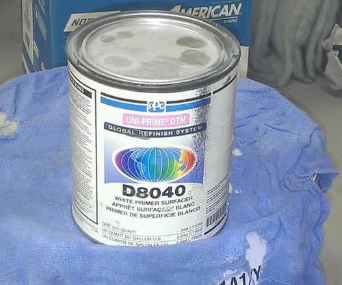 Ppg global d 8040 white primer surfacer dtm