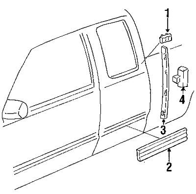 Gmc 15036133 genuine oem factory original nameplate