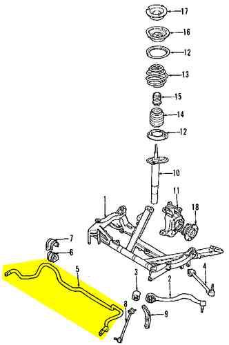 Bmw 37116780013 genuine oem factory original stabilizer bar