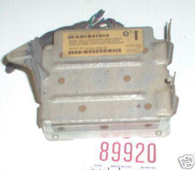 Chrysler 94 95 lebaron airbag control module ecm ecu 1994 1995