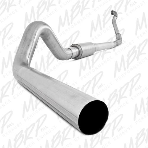 Mbrp exhaust s6218p performance series; turbo back f-250 pickup f-350 pickup