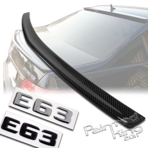 10 12 mercedes-benz w212 a style trunk spoiler carbon fiber