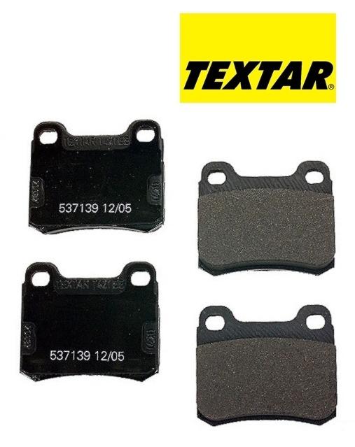 Textar premium rear disc brake pads set 20687135 d534t