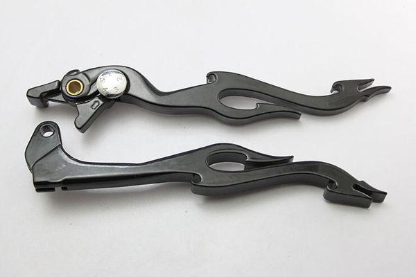 Black flame brake clutch levers for suzuki gsx-r gsxr 600 750 1000 tl1000s