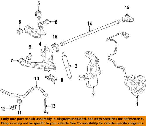 Gm oem 19153640 front shock absorber/shock absorber