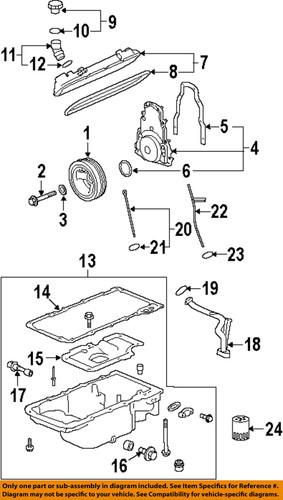 Gm oem 12557752 oil pump gasket/engine oil pump pickup tube gasket