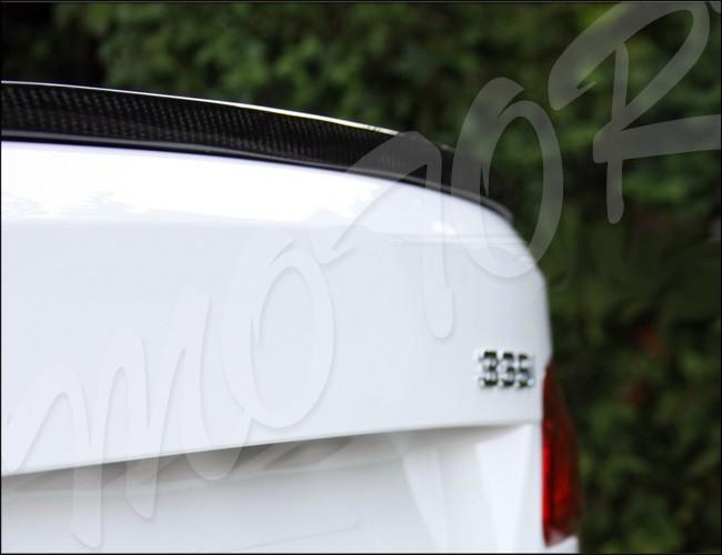 Bmw e92 328i 335i 2dr m3 type trunk spoiler wing 07-11 coupe 2x2 carbon fiber