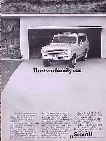 1972 ih international scout ii original old ad  c my store 4more  5+= free ship