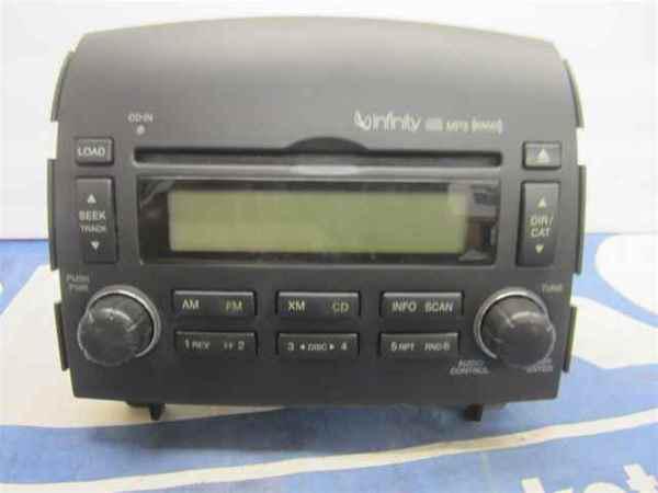 08 hyundai sonata mp3 6 disc xm infinity sound radio