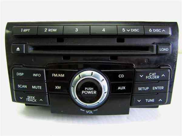 11 hyundai sonata radio 6 cd mp3 player oem lkq