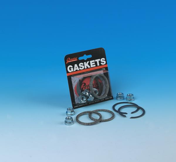 James gasket 65324-83-kw2 exhaust port gasket kit 84-13 harley big twn/86-13 xl