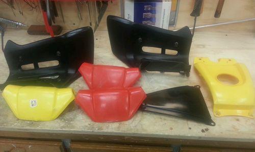 Honda 400ex plastics lot handle bar heel guard  tank