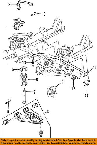Ford oem 8l3z-5310-t suspension coil spring/coil spring