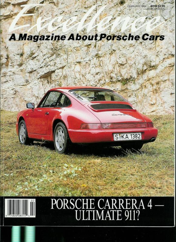 Exelence a magazine about porsche cars old vintage february 1989