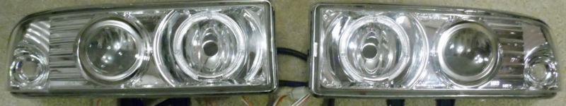 1998-2004 chevy s10 blazer led drl projector headlights