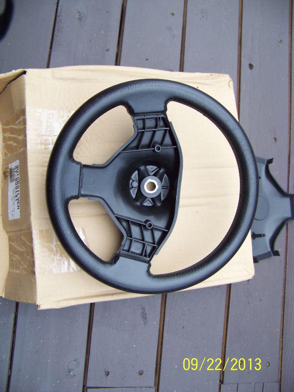 Quicksilver soft grip boat steering wheel