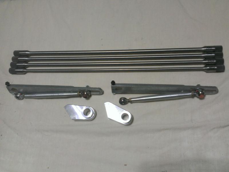 Schroeder 28" rear sway bar arms mounts    4 bars included   nascar  street rod