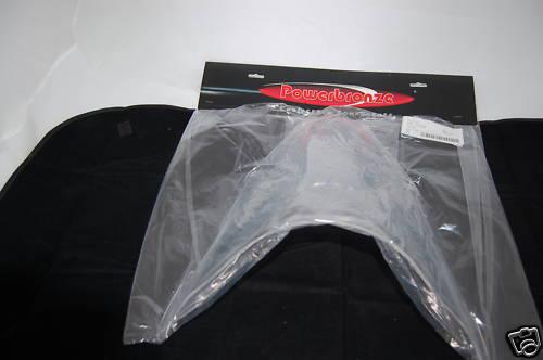 Yamaha r6 03 05 r6s 05+ y105-020 db airflow shield windshield clear - made in uk