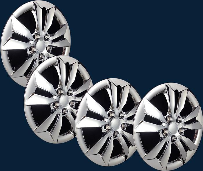 '11-13 hyundai sonata gls aftermarket 16" chrome upgrade hubcaps set/4 464-16c