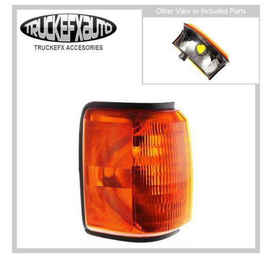 Side marker light new amber lens right hand f150 truck f250 f350 rh passenger