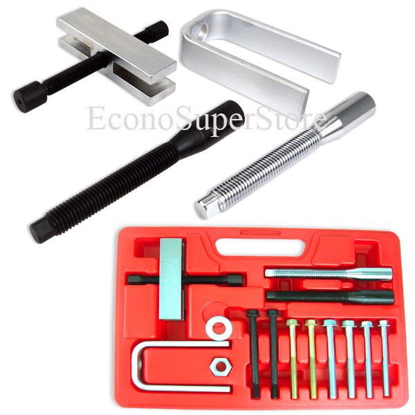 Steering wheel puller & lock plate compressor set mechanic installer remover kit