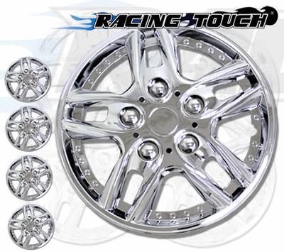 Metallic chrome 4pcs set #515 14" inches hubcaps hub cap wheel cover rim skin